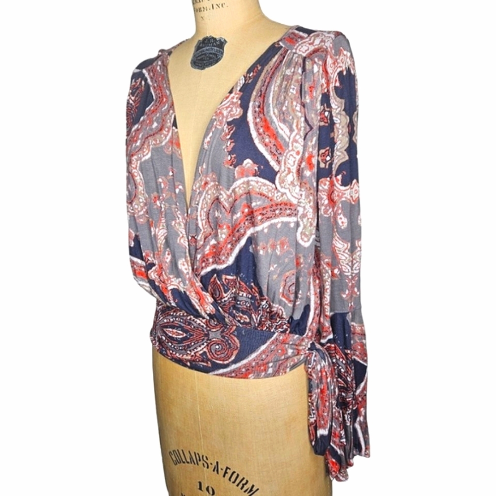 Free People | Free People Paisley Fiona Wrap | Free People Blouse - Picture 2 of 11